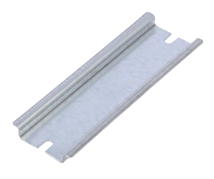 DIN-skinne - H35mm x B225mm, Forzinket stål