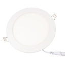 LED downlight Alisia 230V 12W 3000K IP44 - Rund, mat hvid