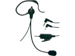 AE30 hovedmikrofon m. justerbar arm og PTT (2 pin Midland)