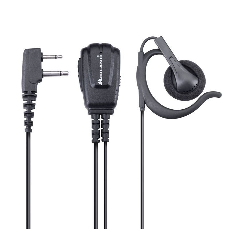 MA24-L PRO headset m. VOX/PTT kontakt (2 pin Midland)