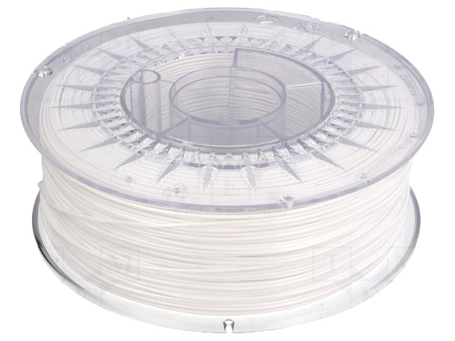 PETG filament - Ø1,75mm, Hvid, 1kg