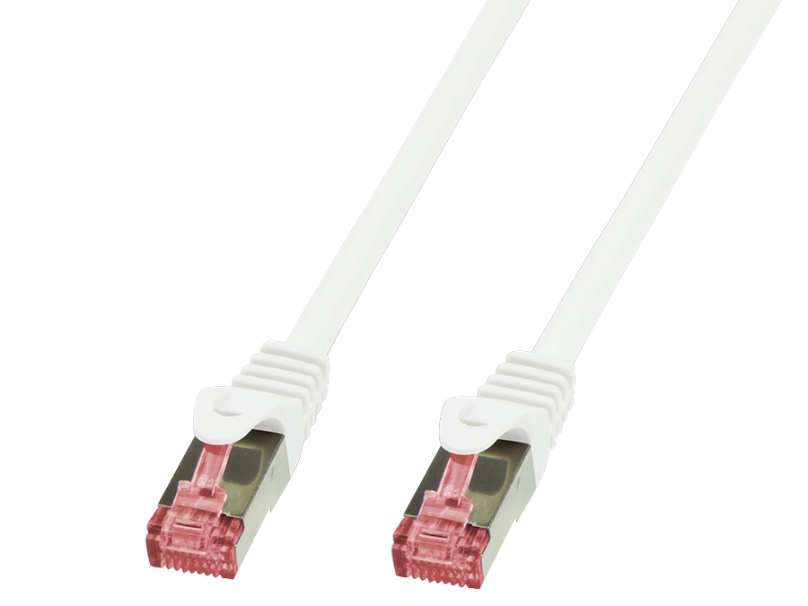 S/FTP netværkskabel - CAT6 PIMF CU halogenfri, Hvid (5m)