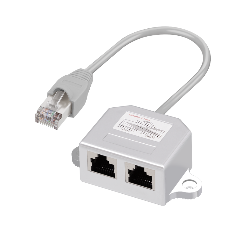 RJ45 Y-splitter - Port dobler 1:1 (15cm)