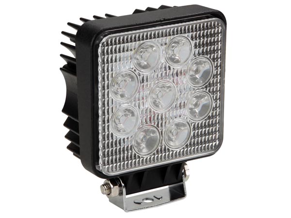 LED spot - 9-30V / 27W, neutral Hvid, Sort (IP67)