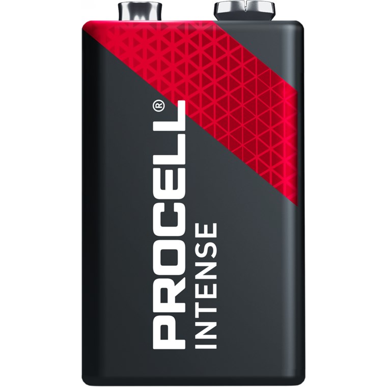 ProCell alkaline E-blok batteri - 9V 726mAh (10 stk.)
