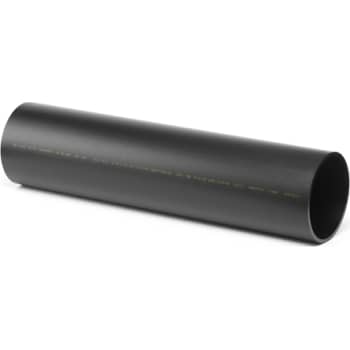 Geberit 50 x 5000 mm sort PEH-afløbsrør uden muffe