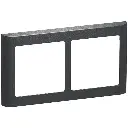 LK Fuga ramme SOFT 63 2x1m vandret - koksgrå