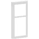 LK Fuga ramme SOFT 63 2½m - lysegrå