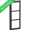 LK Fuga ramme SOFT 63 3x1m - koksgrå