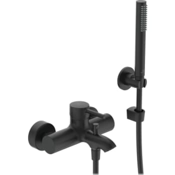 Ideal Standard Ceraline Kar/Brusearmatur m/håndbrusæt, Sort