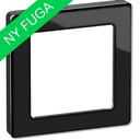 LK Fuga ramme PURE 66 glas 1m - sort