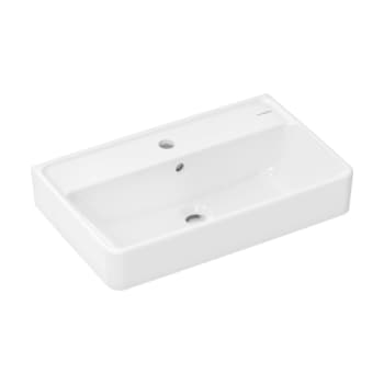 HANSGROHE Xanuia Q håndvask 600x370mm hh midt t/væg porcelæn hvi