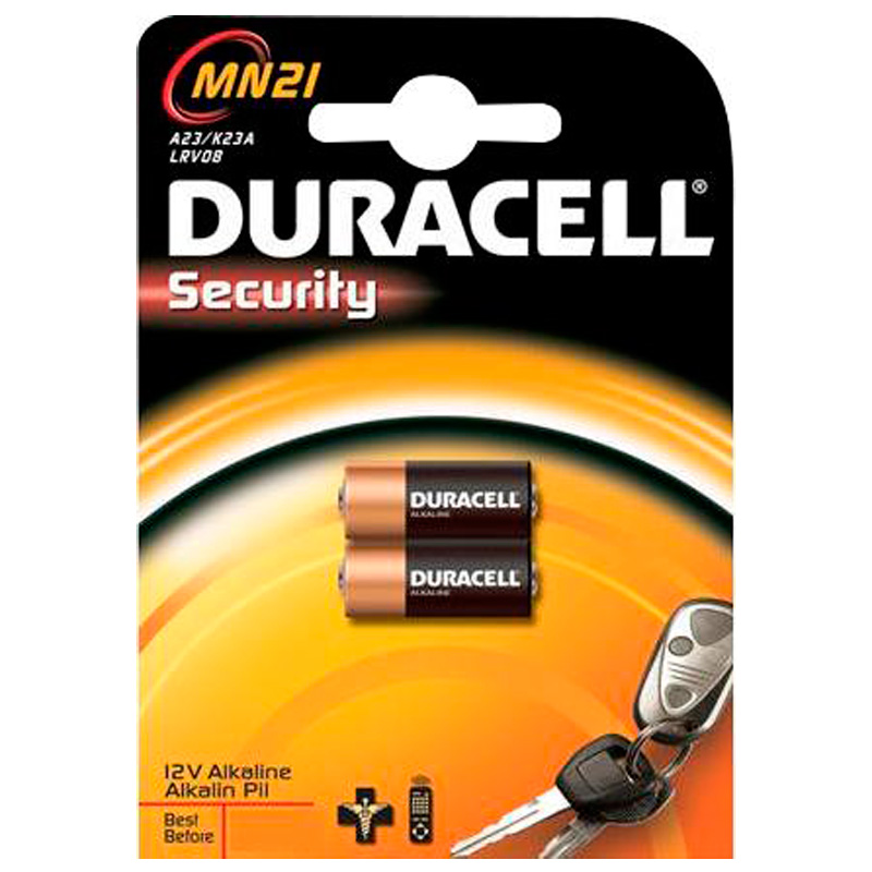 DURACELL Batteri 12V MN21 / E23 / A23 (2 stk.)