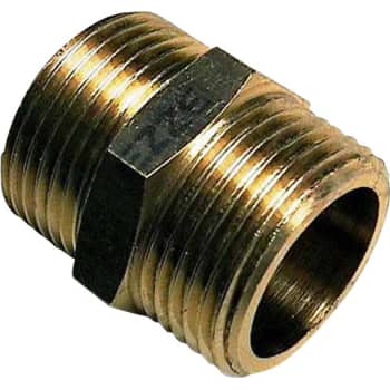 3/8" Brystnippel, messing afzinkningsfri