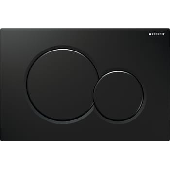 Geberit Sigma 01 betjeningsplade i sort