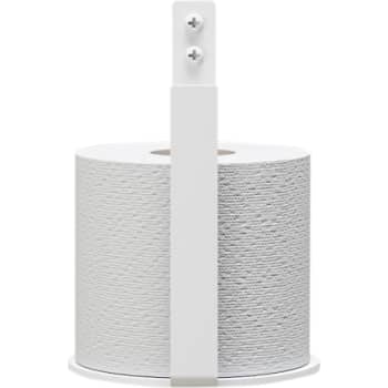 Nichba ekstra toiletrulleholder hvid pulverlakeret
