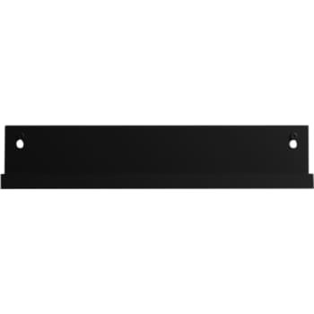 Nichba hylde l-formet 40 cm sort pulverlakeret