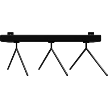 Nichba bøjlestang 50 cm sort pulverlakeret