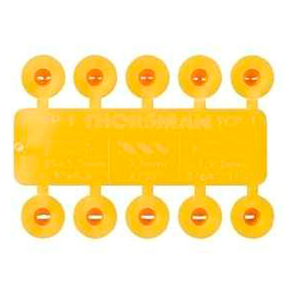 Thorsman sømplugs gul - 100 stk.