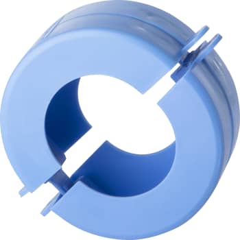 Qn2,5 plomberingsbøjle med kliksystem, blå