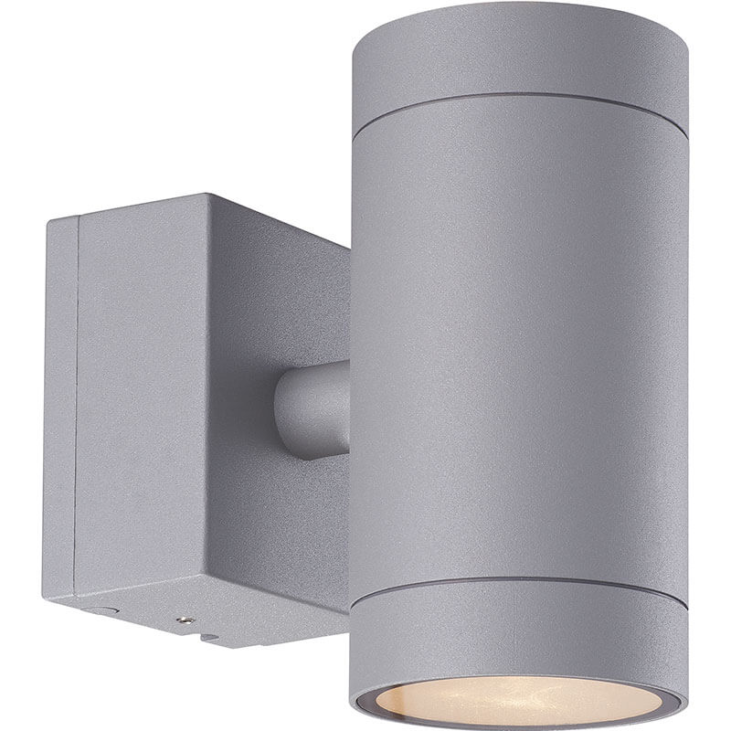 Væglampe Eklof III 2x7W Aluminium