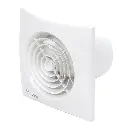 Ventilator Silent 100CZ m. kontraspjæld, aut. lukke og kugleleje