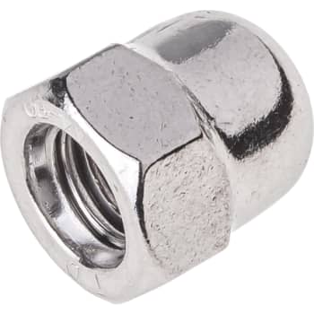 Topmøtrik M8, A4, DIN 1587, 6-kant