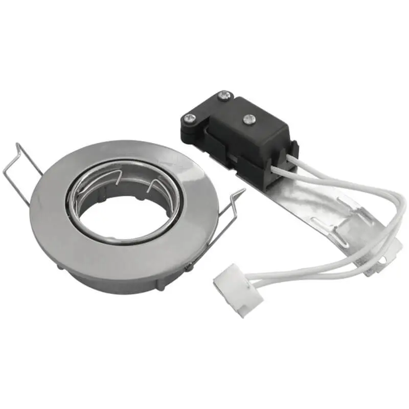 Downlight 12v GU4 max 20w børstet kipbar