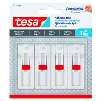 tesa® Klæbesøm 4 x 1kg Justerbar til tapet eller gips