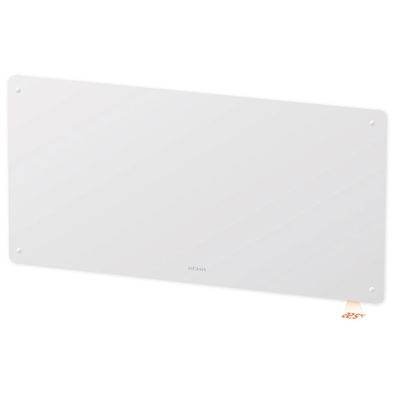 Smartovn varmepanel m. Wi-Fi og glasfront 1000W 230V
