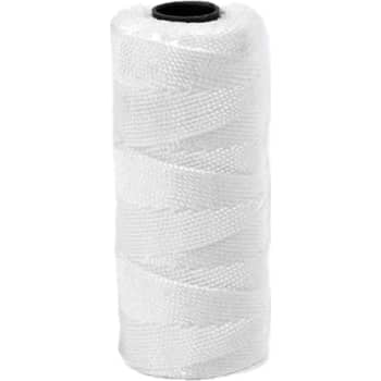 MURSNOR 6/8 HVID NYLON 3SLÅET 1,2MM 120M