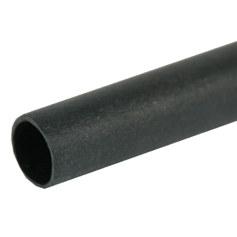 Krympeflex 3-1mm. sort m. lim - 1,2 m.
