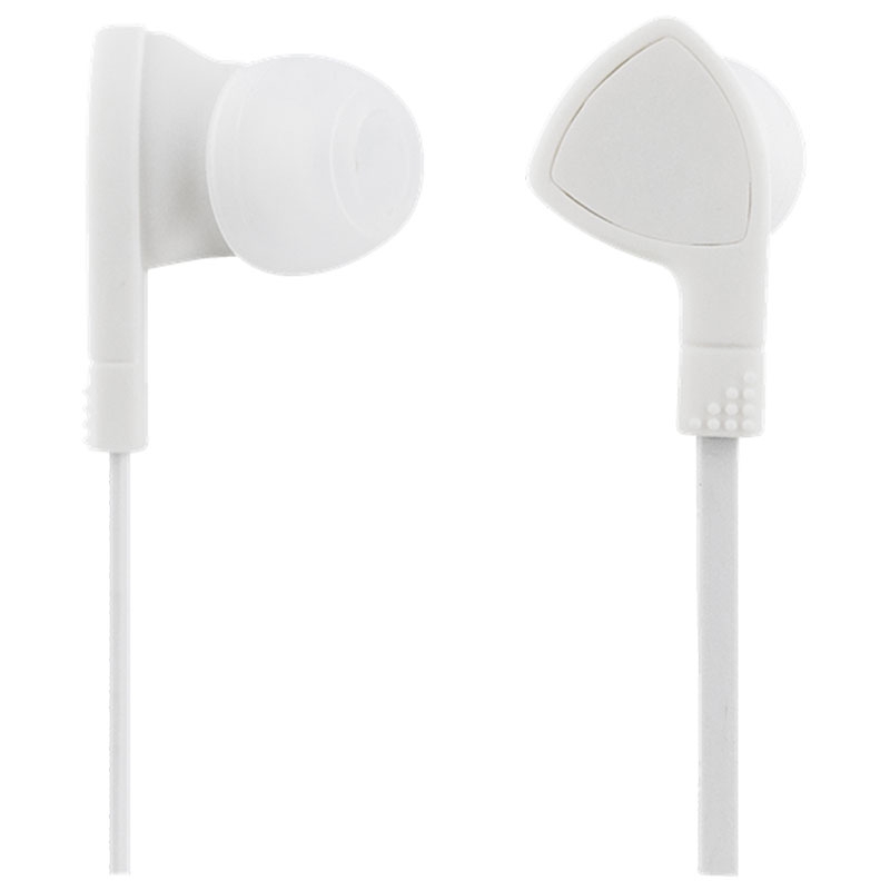 Streetz in-ear headset m. 1,2m ledning - hvid