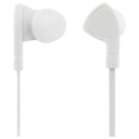 Streetz in-ear headset m. 1,2m ledning - hvid