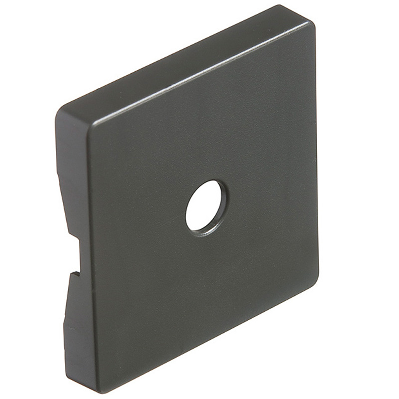 Fuga Afdækning for udtag. 50x50 Koksgrå (Ny Model)