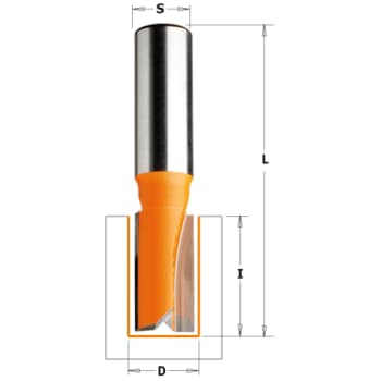 Notfræser HM  10x20/50 Ø 8    