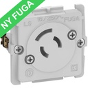 Fuga lampestikkontakt 2-leder med jord