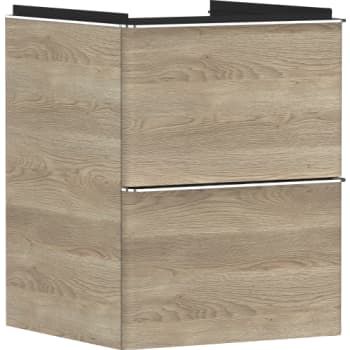 HANSGROHE Xelu Q vaskeskab 480x475x605mm 2skuffer MDF naturlig e