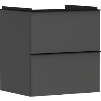 HANSGROHE Xelu Q vaskeskab mat diamantgrå 580X475mm m/ 2 skuffer