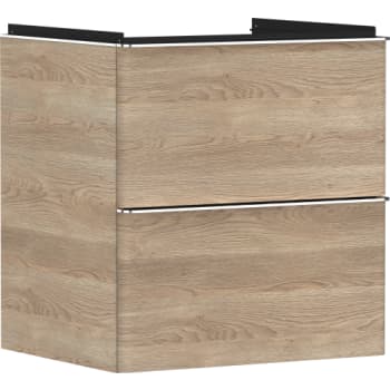 HANSGROHE Xelu Q vaskeskab 580x475x605mm 2skuffer MDF naturlig e