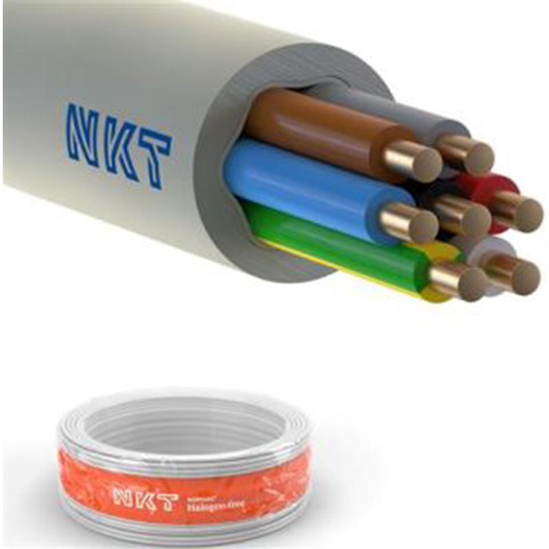 NKT installationskabel 7x1,5mm² HF fri - 100 meter