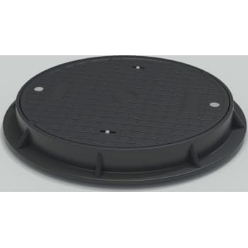 NID 800 mm karm/dæksel, rund, fast, 12,5 t, komposit