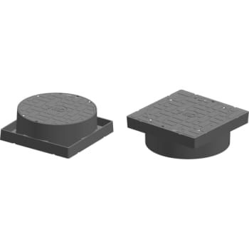 NID 315 mm karm/dæksel, vendbar, firkantet, fast, 3 t, komposit