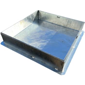 NID 315/400 x 400 x 80 mm brønddæksel t/integrerede fliser, 5 t