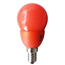 Kronepære LED 3W E14 Rød