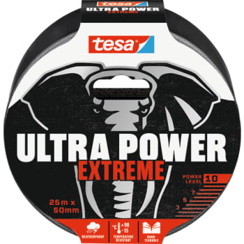 tesa reperationstape Ultra Power Extreme 50 mm x 25 m, sort