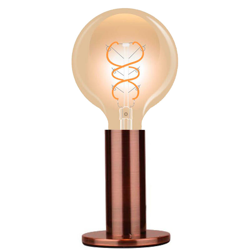 Elegance Deco bordlampe m. 5W globepære - antik