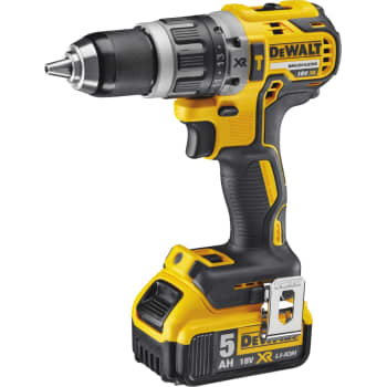 DEWALT 18V XR slagboremaskine DCD796P2-QW, 2 x 18V/5,0 Ah