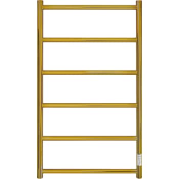 Kriss Odessa håndklædetørrer m/timer. børstet guld