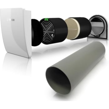 Vent 2000 D decentral ventilationsenhed - med yderskærm